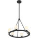 Aragon 6 Light 22.75 inch Matte Black Chandelier Ceiling Light
