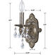 Paris Market 1 Light 6.25 inch Venetian Bronze Sconce Wall Light in Clear Hand Cut