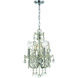 Imperial 4 Light 12 inch Polished Chrome Mini Chandelier Ceiling Light in Clear Hand Cut