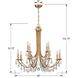 Bridgehampton 12 Light 32 inch Antique Gold Chandelier Ceiling Light in Clear Swarovski Strass