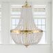 Rylee 3 Light 14 inch Antique Gold Mini Chandelier Ceiling Light