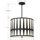 Royston 5 Light 24 inch Black Pendant Ceiling Light
