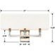 Dixon 3 Light 21 inch Polished Nickel Sconce Wall Light