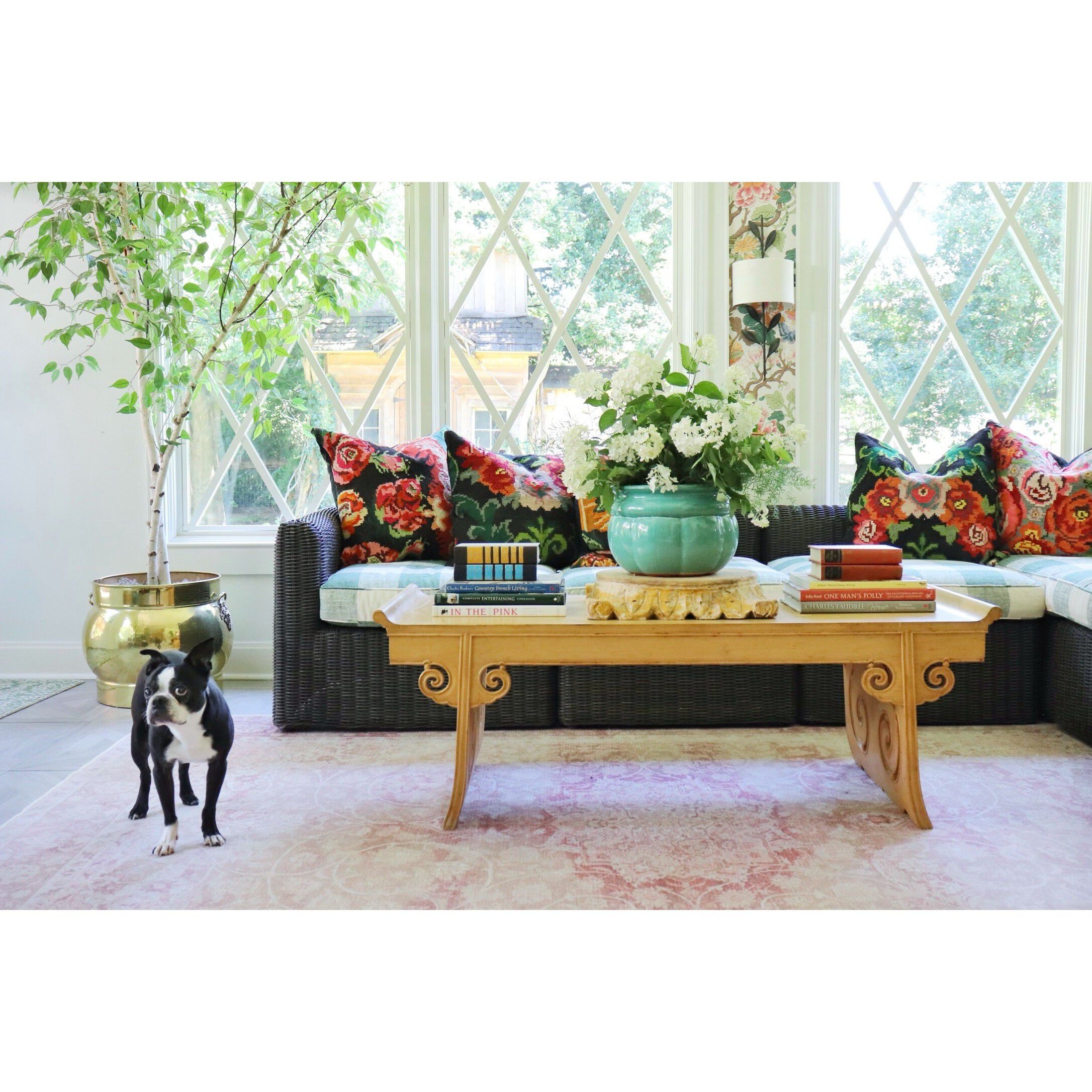 Broche Sconce Wall Light in English Bronze