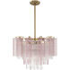 Addis 6 Light 19.75 inch Aged Brass Chandelier Ceiling Light in Spring
