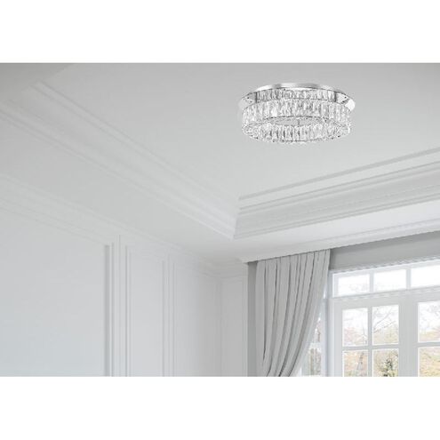 Kinsley 1 Light 18 inch Polished Chrome Flush Mount Ceiling Light