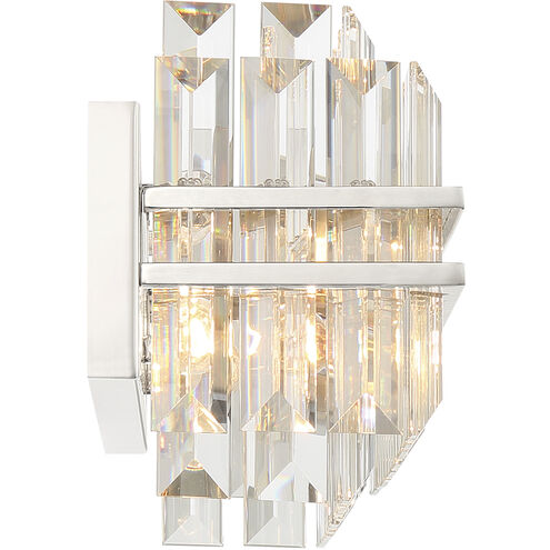 Hayes Sconce Wall Light in Polished Nickel