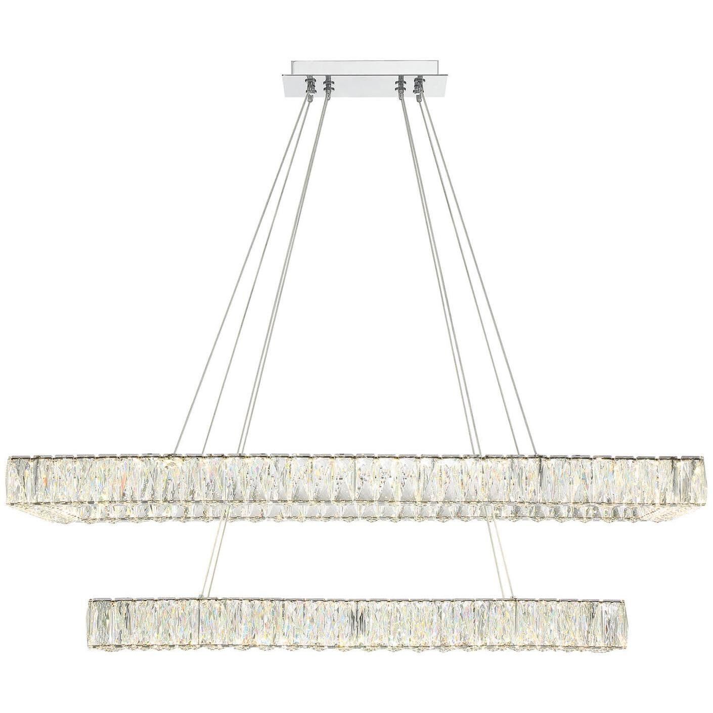 Kinsley 1 Light 41.5 inch Polished Chrome Chandelier Ceiling Light