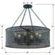 Jasmine 6 Light 25 inch Forged Bronze Chandelier Ceiling Light