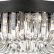 Alister 5 Light 15.25 inch Charcoal Bronze Flush Ceiling Light