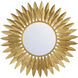 Broche 20 X 20 inch Antique Gold Mirror