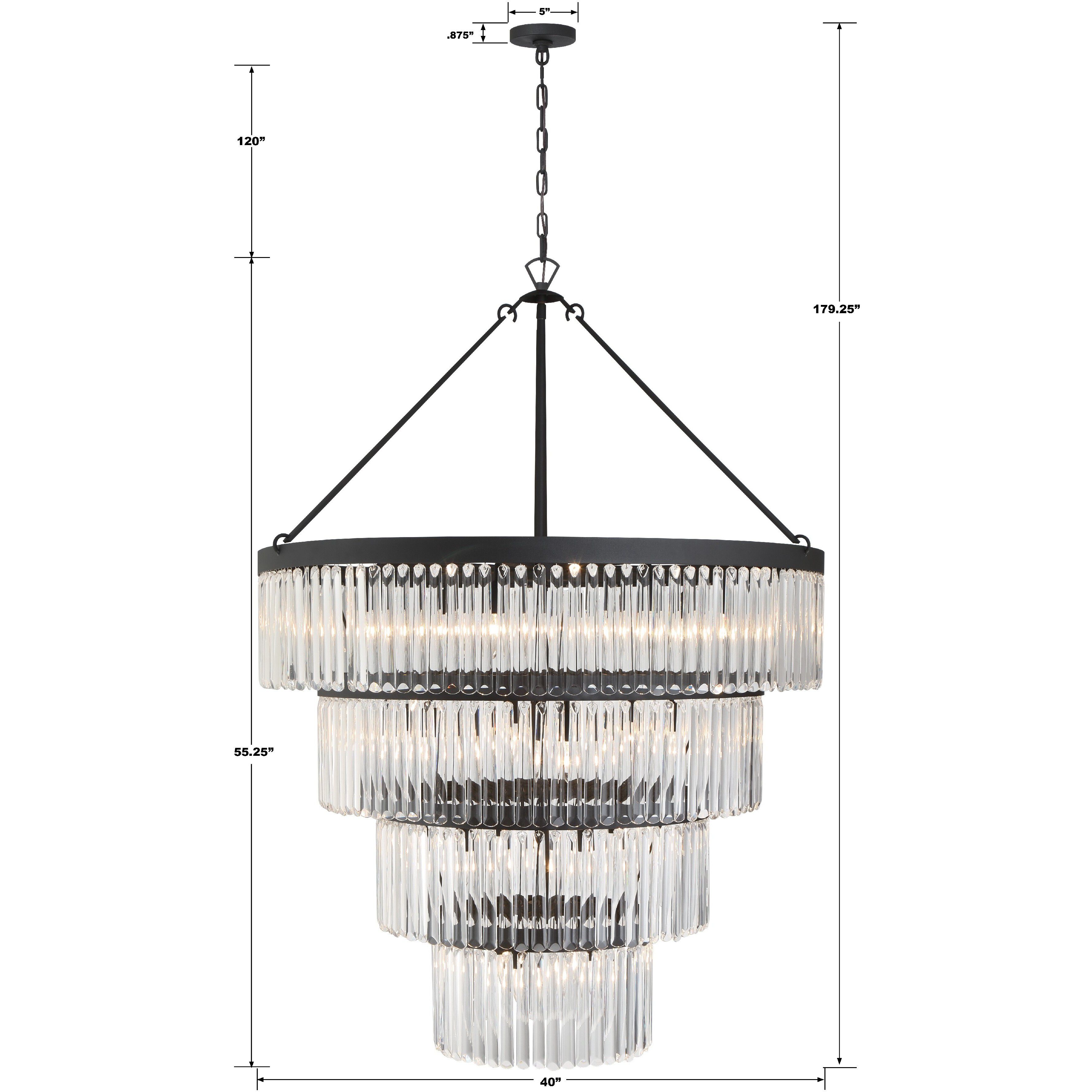 JHmama  Crystorama Addis 14-Light Chandelier | Horchow