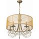 Hampton 5 Light 24 inch Antique Brass Chandelier Ceiling Light