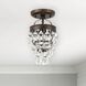 Calypso 1 Light 7.25 inch Vibrant Bronze Mini Pendant Ceiling Light