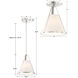 Fulton 1 Light 9.25 inch Polished Nickel Pendant Ceiling Light