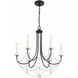 Delilah 6 Light 24.00 inch Chandelier