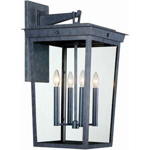 Belmont 4 Light 26 inch Graphite Outdoor Wall Mount