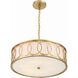 Graham 6 Light 18 inch Antique Gold Chandelier Ceiling Light