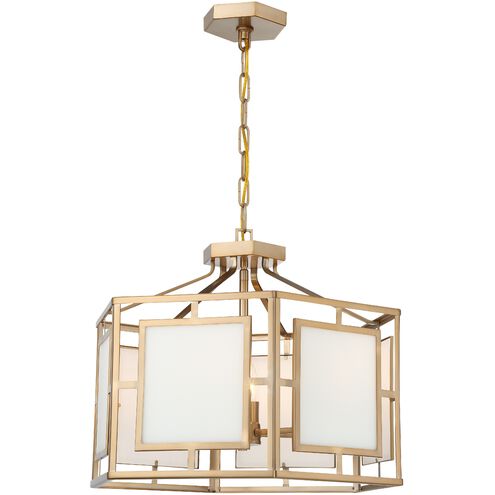 Hillcrest 6 Light 22 inch Vibrant Gold Chandelier Ceiling Light