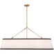 Callahan 6 Light 47.5 inch Luxe Gold Linear Chandelier Ceiling Light