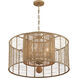 Jayna 4 Light 25 inch Burnished Silver Chandelier Ceiling Light