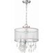 Hampton 3 Light 14 inch Polished Chrome Mini Chandelier Ceiling Light