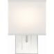 Brent Bath Sconce Wall Light in Polished Nickel