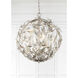 Marselle 4 Light 16.5 inch Antique Silver Mini Pendant Ceiling Light