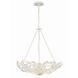 Marselle 6 Light 24 inch Matte White Chandelier Ceiling Light
