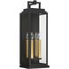 Aspen 4 Light 22.5 inch Matte Black Outdoor Sconce