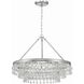 Calypso 6 Light 25 inch Polished Chrome Chandelier Ceiling Light
