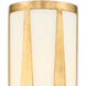 Royston 2 Light 6.75 inch Antique Gold ADA Sconce Wall Light