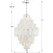 Addis 20 Light 31.5 inch Polished Chrome Chandelier Ceiling Light in White