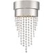 Clarksen 2 Light 9 inch Polished Nickel Sconce Wall Light