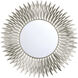 Broche 30 X 30 inch Antique Silver Wall Mirror
