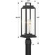 Aspen 4 Light 22 inch Matte Black Post