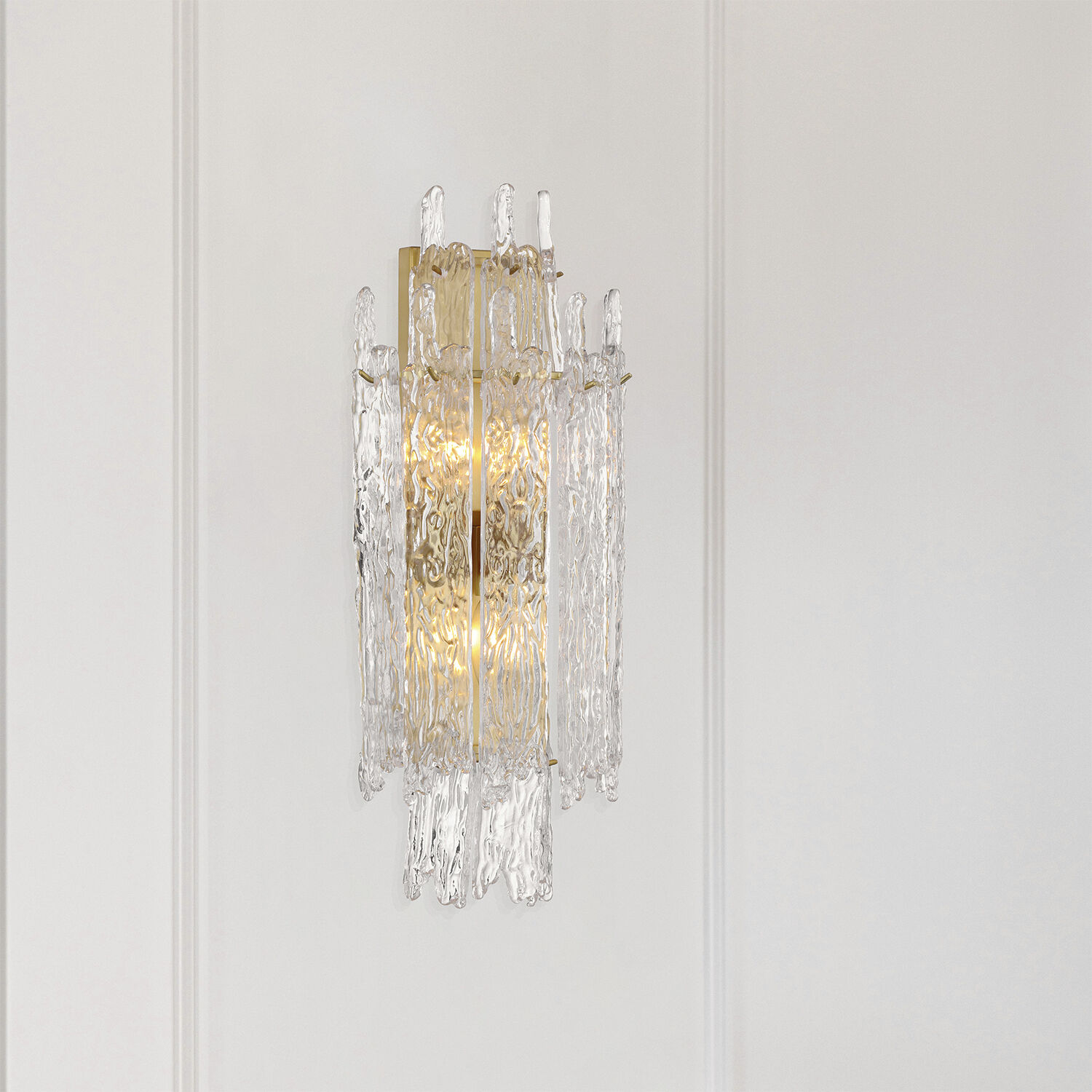 Ackerly Bath Sconce Wall Light in Aged Brass