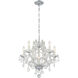 Maria Theresa 6 Light 20 inch Polished Chrome Chandelier Ceiling Light in Clear Hand Cut