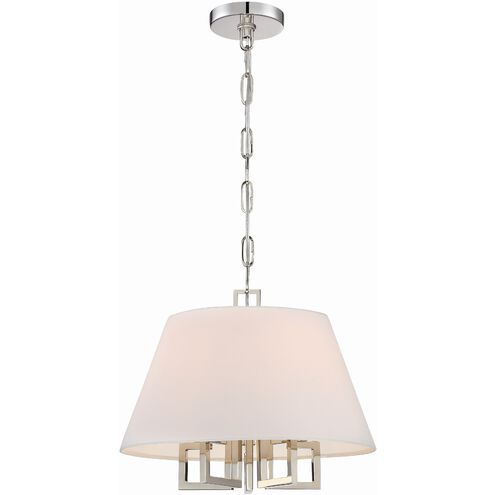 Westwood 5 Light 16 inch Polished Nickel Pendant Ceiling Light