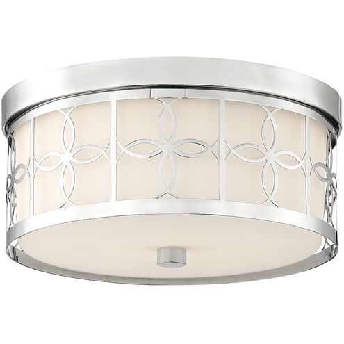 Anniversary 2 Light 13.5 inch Polished Nickel Flush Ceiling Light
