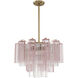 Addis 6 Light 19.75 inch Aged Brass Chandelier Ceiling Light in Spring