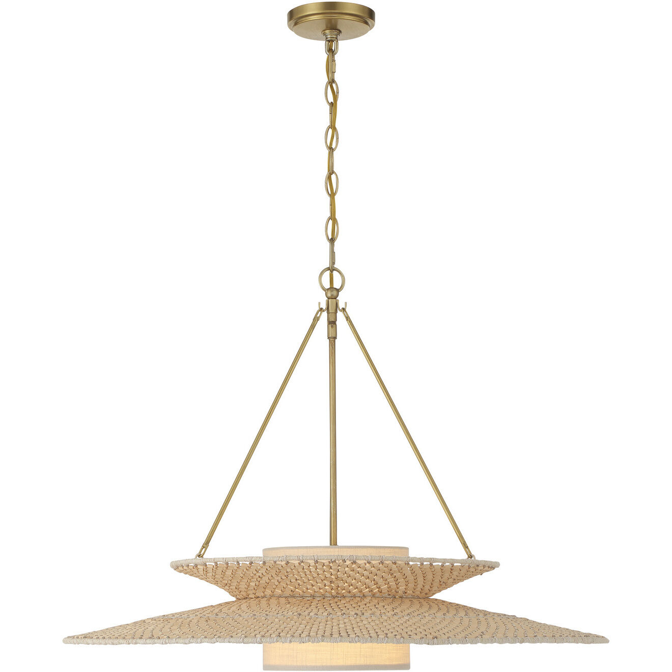 Juniper 1 Light 29.5 inch Soft Gold Chandelier Ceiling Light