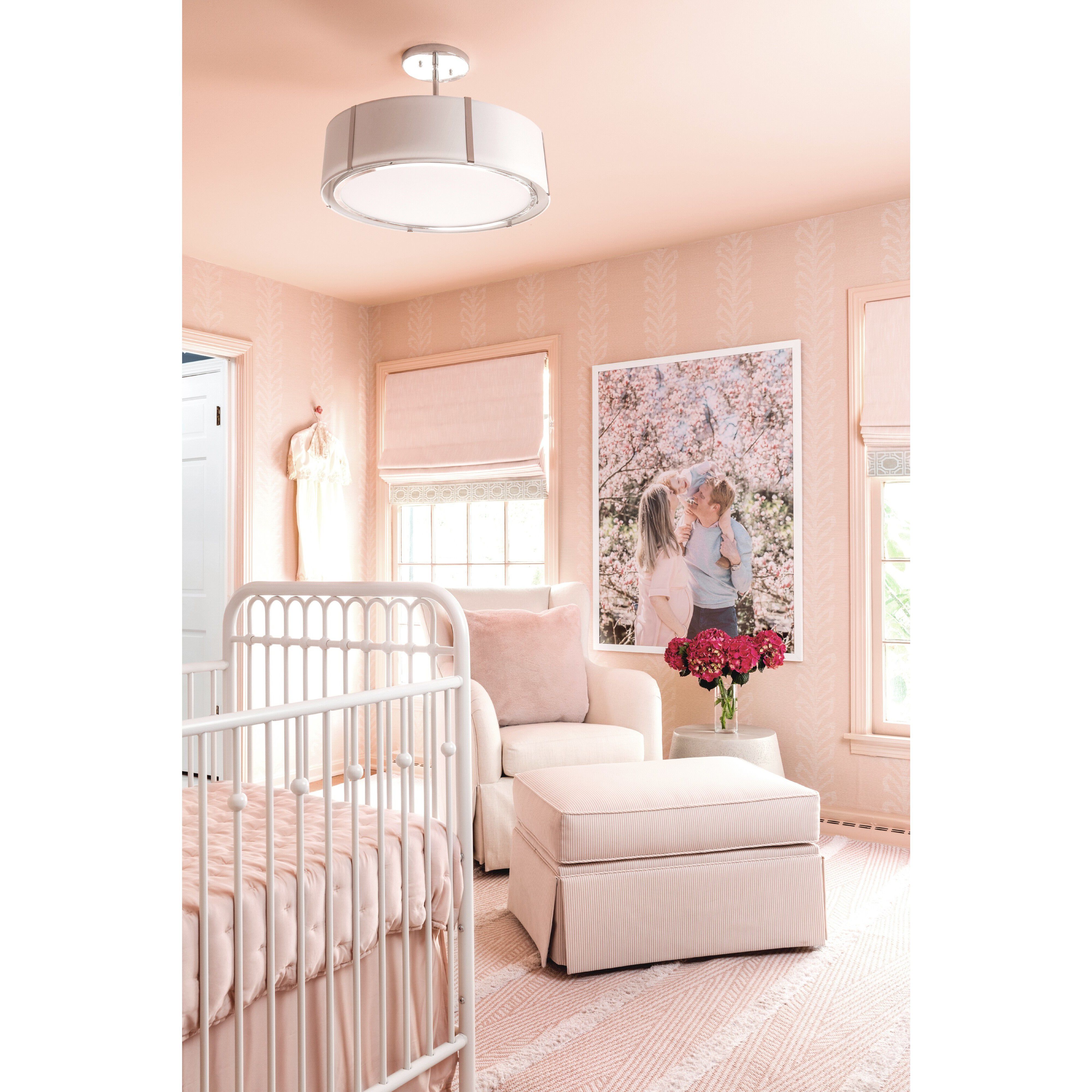 Fulton Pendant Ceiling Light in Polished Nickel