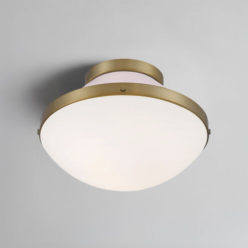 Xander 1 Light 12.25 inch Vibrant Gold and Blush Flush Mount Ceiling Light
