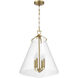 Voss 4 Light 18 inch Luxe Gold Pendant Ceiling Light