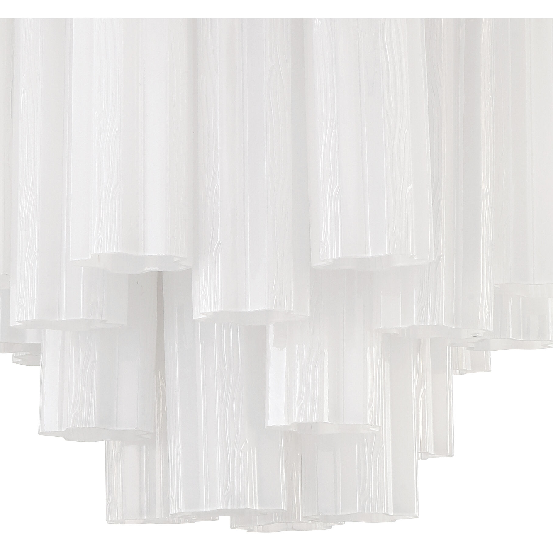 Addis 4 Light 17.75 inch Polished Chrome Semi Flush Ceiling Light in White