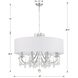 Othello 8 Light 32 inch Polished Chrome Chandelier Ceiling Light