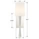 Trenton Sconce Wall Light in Polished Nickel