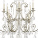 Regis 12 Light 32 inch Olde Silver Chandelier Ceiling Light in Clear Hand Cut