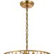 Layla 5 Light 18 inch Antique Gold Chandelier Ceiling Light